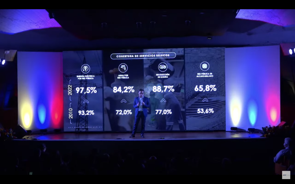 Roberto Castillo, director del INEC, presentación resultados, Quito, 21 de septiembre de 2023