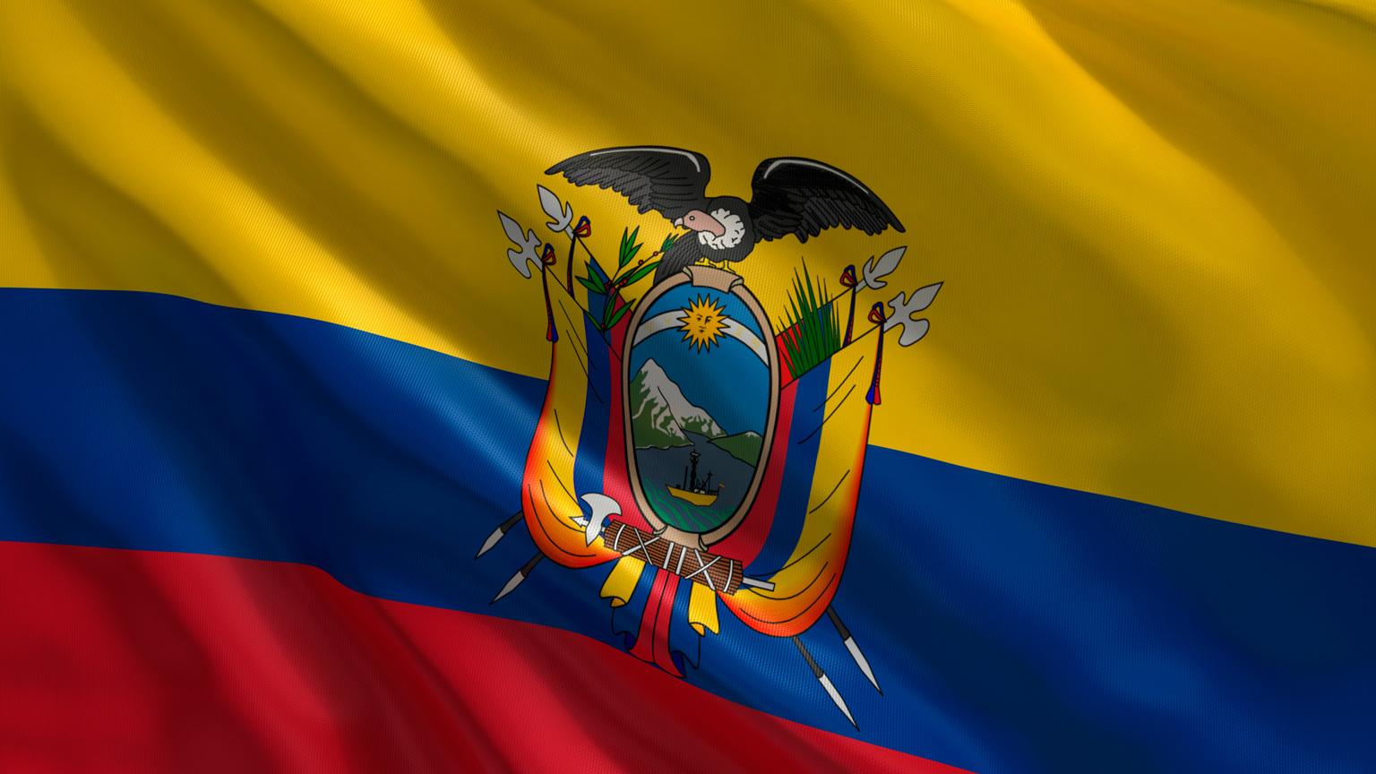 Bandera Ecuador