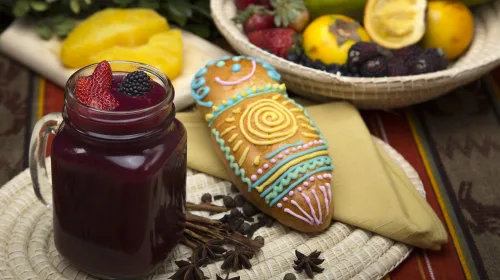 Colada Morada y Guagua de pan