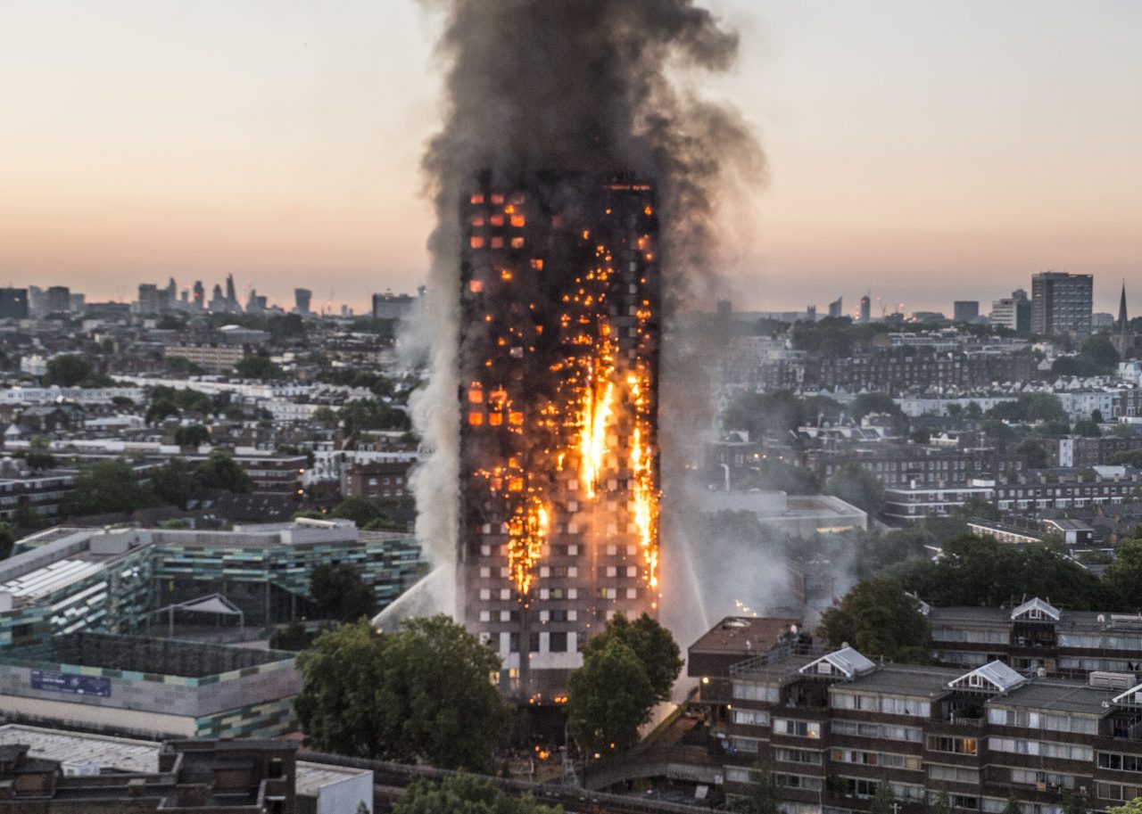 Incendio de la Torre Grenfell, en el oeste de Londres. 14 de junio de 2017 (Foto: Jeremy Selwyn/Evening Standard vía Getty Images)